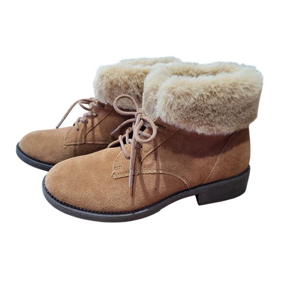 Sketchers Air Cooled Memory Foam Ankle Boots with 1 1/4" Heel Womens Size 8 EUC - Picture 1 of 14